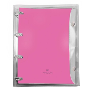 Fichário Colegial DAC 192 Folhas - Azul / Rosa