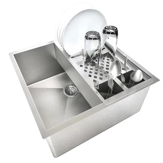 Cuba Inox Embutir Quadrada Gourmet 400x400 Com Válvula