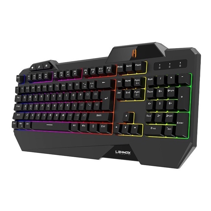 Teclado Gamer Semi-mecanico Rgb Lehmox Gt-t3