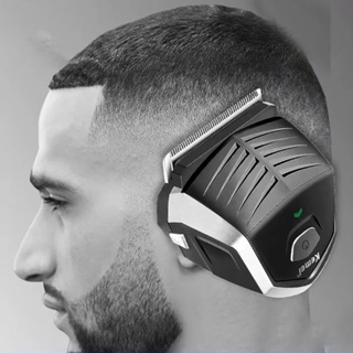 Máquina De Cortar Cabelo Kemei Profissional Sem Fio Barba Aparador De 0.1mm Cabeça Careca Auto-Para Homens Crianças 6032