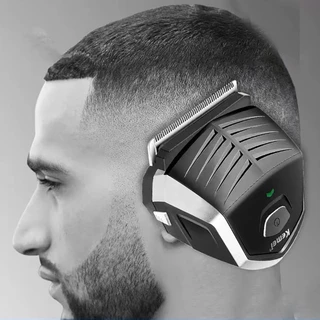 Máquina De Cortar Cabelo Kemei Profissional Sem Fio Barba Aparador De 0.1mm Cabeça Careca Auto-Para Homens Crianças 6032