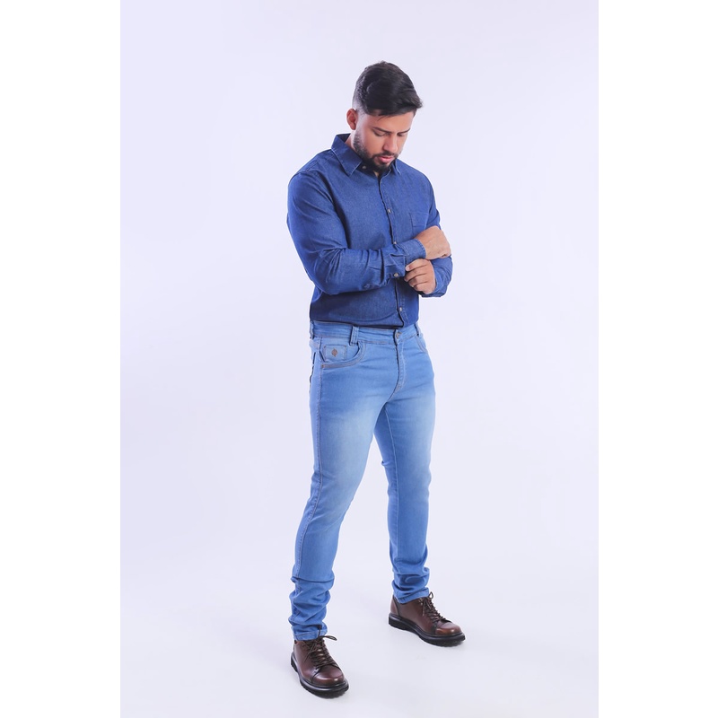 Calça jeans store masculina frete gratis