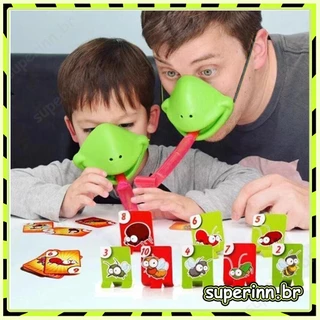 Máscara Lagarto De Camaleão Cartas De Lizard Wagging Tongue Lick Cards Jogos De Tabuleiro Para Crianças Festa Da Família Brinquedos Engraçados Antistress Jogo De Mesa