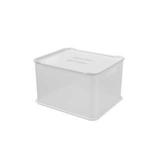 Cesta Organizadora Ultra com Tampa Coza Fit 38 x 31,6 x 23,4 cm Natural