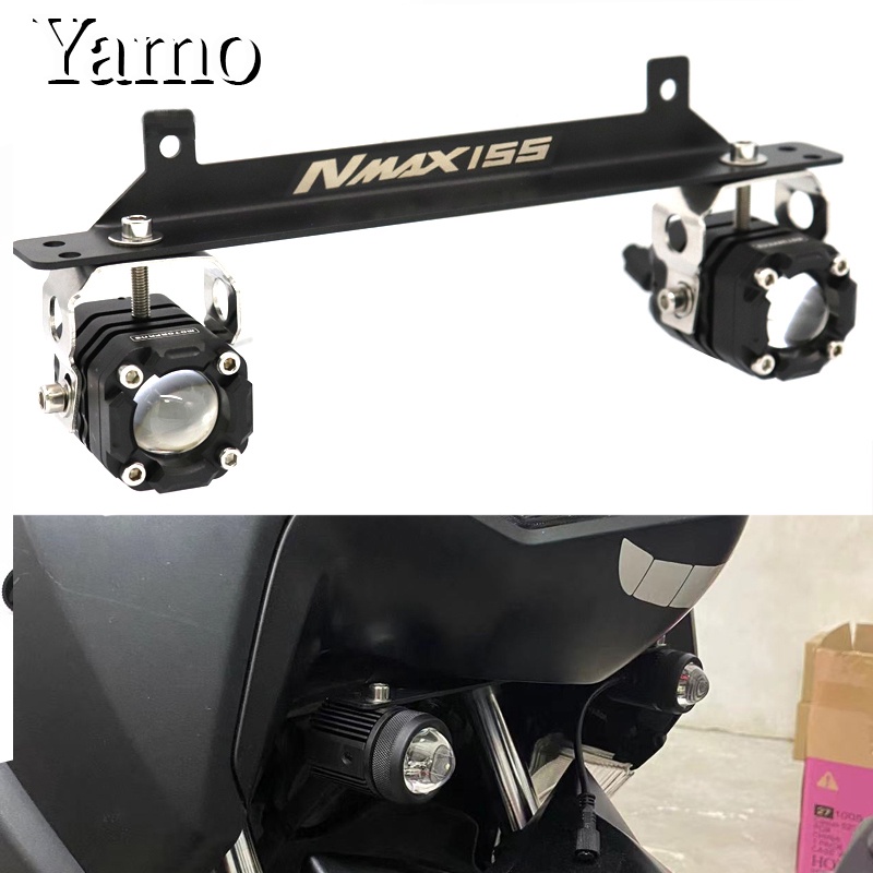 Para YAMAHA NMAX155 NMAX N-MAX 155 V2 2020 2021 2022 2023 Acessórios Motocicletas Suporte Do Farol De Nevoeiro Esportivo
