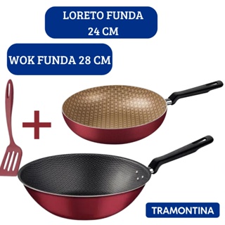 Kit 2 Frigideira Tramontina Antiaderente Tamanhos 24"/28" Cozinha