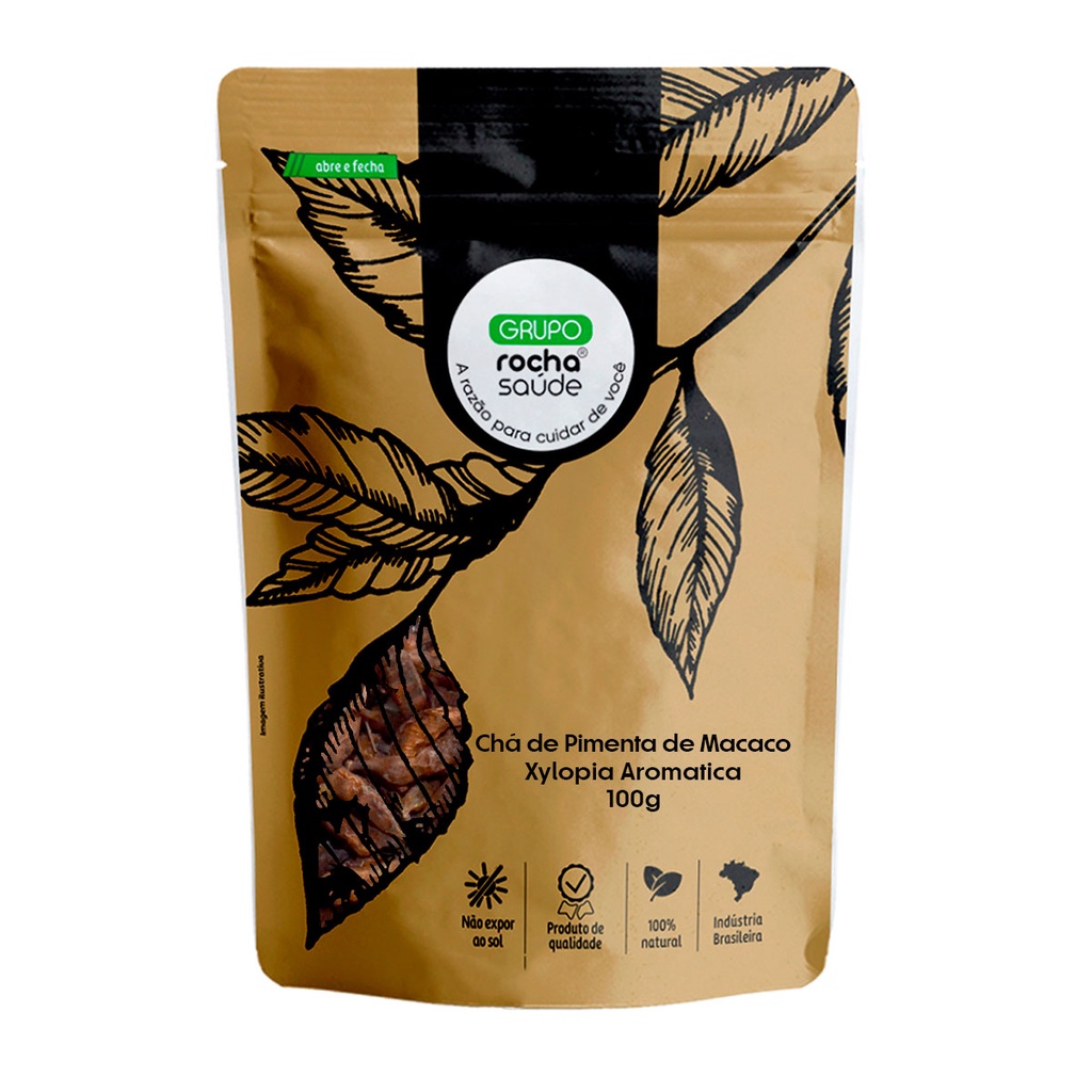 Chá de Pimenta de Macaco - Xylopia Aromatica - 100g | Shopee Brasil