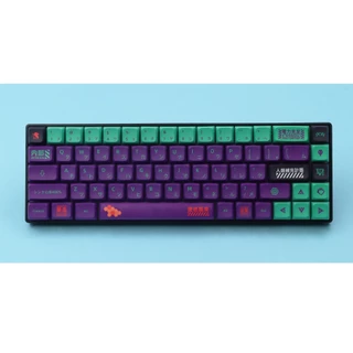 Kit de Keycaps personalizadas - Evangelion EVA - Perfil XDA em PBT - Dye sub