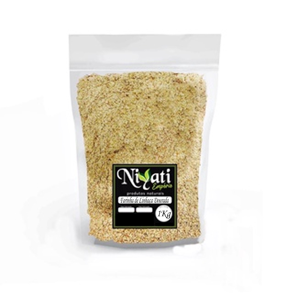 Farinha de Linhaça Dourada 1Kg Premium