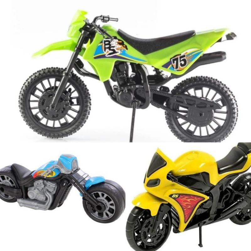 Mini Moto De Trilha - Bs Toys