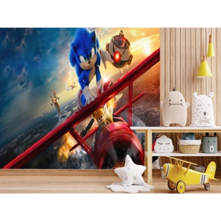 Papel de Parede Foto Mural Personagem Sonic