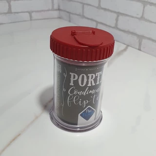 Porta Tempero Acrílico com Tampa Dosadora