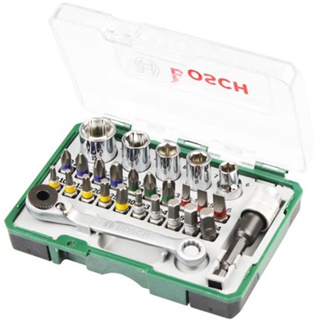 Jogo de Bits e Soquetes com 27 Pecas Bosch