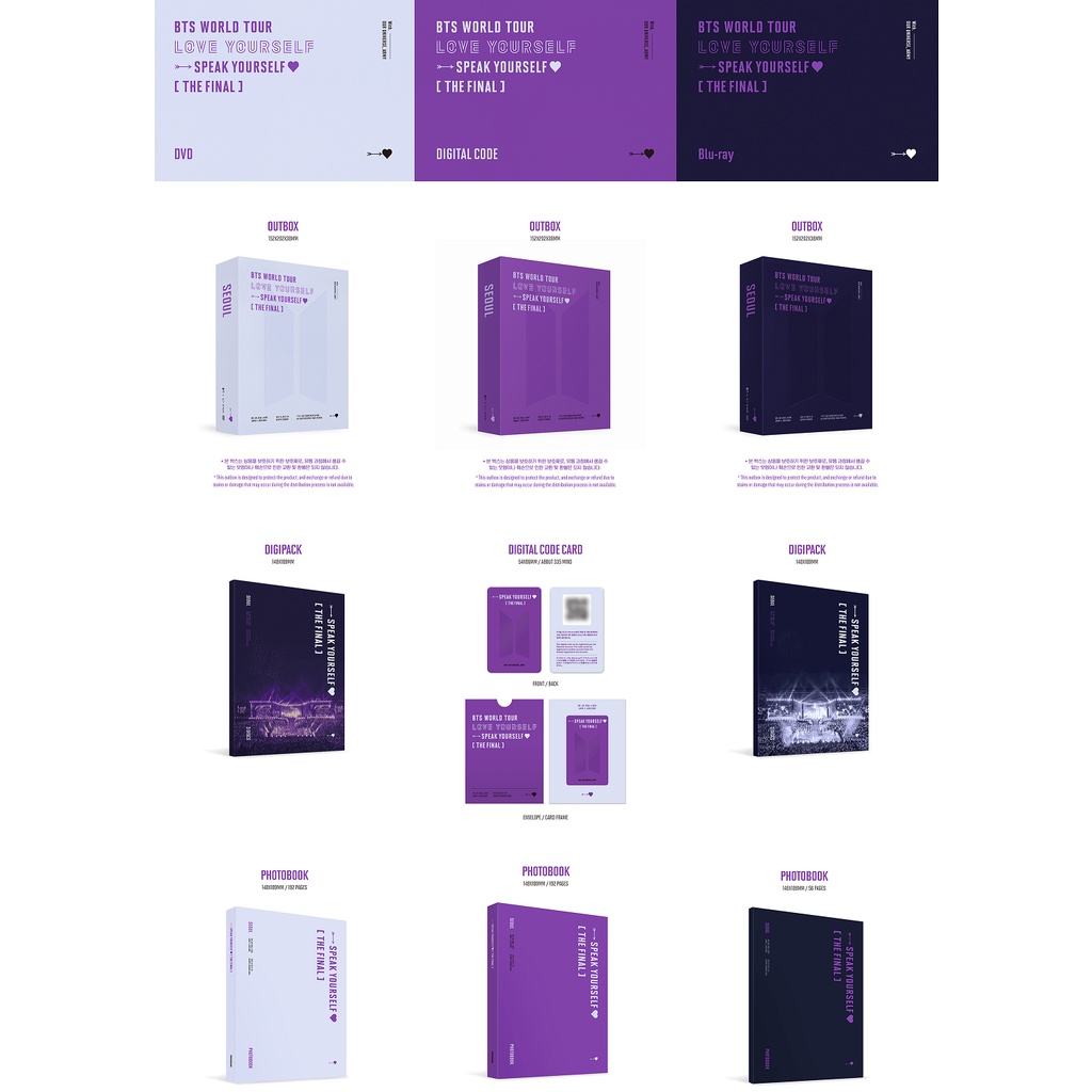 POB] BTS - World Tour LOVE YOURSELF : SPEAK YOURSELF [THE FINAL