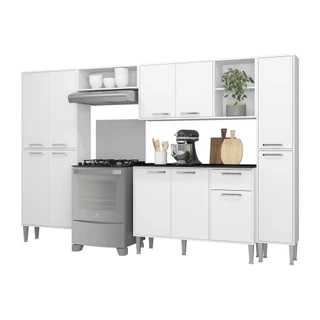 Cozinha Completa Armário e Balcão Xangai Classic Multimóveis