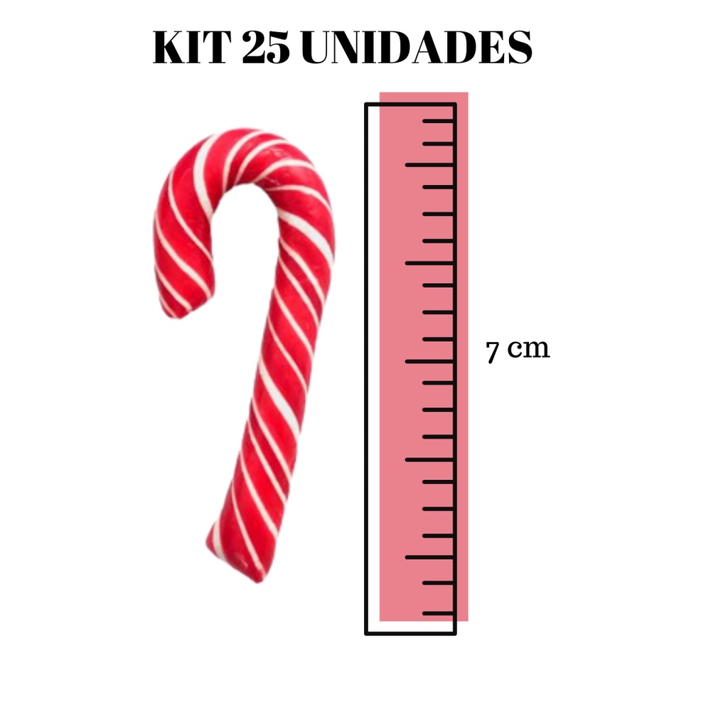 Pirulito Bengala Doce Sucril Tamanho Pequeno 25 Unidades | Shopee Brasil