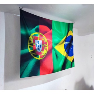 Bandeira Torcedor Time Grande de Tecido 1,00 x 1,40m Copa do Mundo 2022