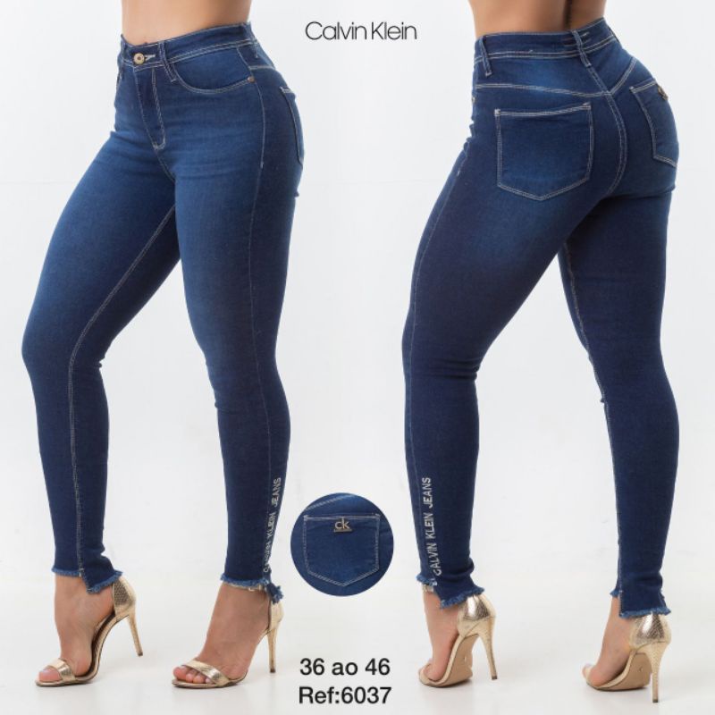 Calça Fem Calvin Klein Sarja - Compre Online