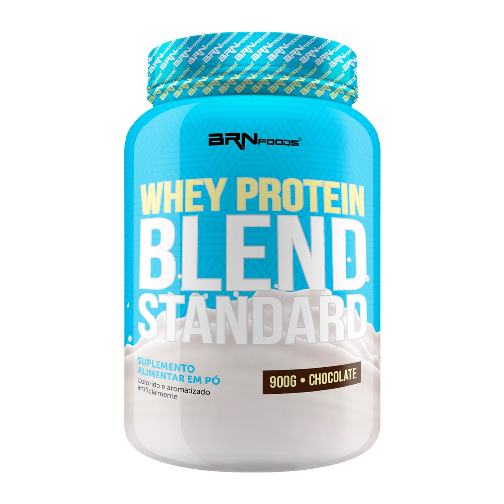 Whey Protein Blend Standard 900g BRN FOODS Suplemento em pó para