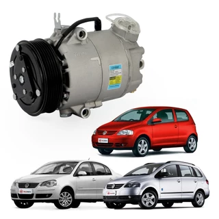 Compressor De Ar Condicionado VW Fox Polo Spacefox Crossfox - CS10061 - Original Delphi - Novo