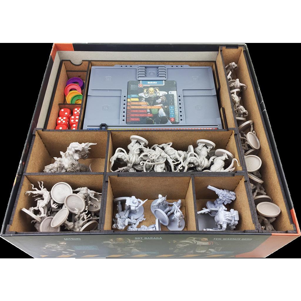 Organizador Insert Para Zombicida Invader – Accesorio De Almacenamiento Para Fichas Y Tokens (juego No Incluido)