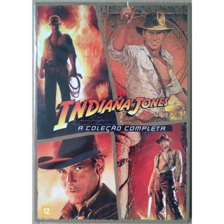 Box Indiana Jones A Coleção completa com 4 Filmes