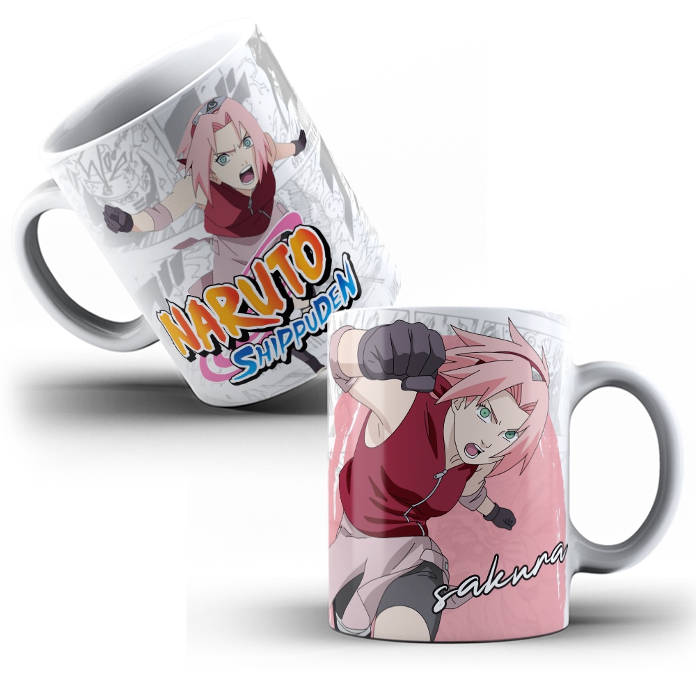 Caneca Otaku Naruto Clássico - Sakura Haruno Cute