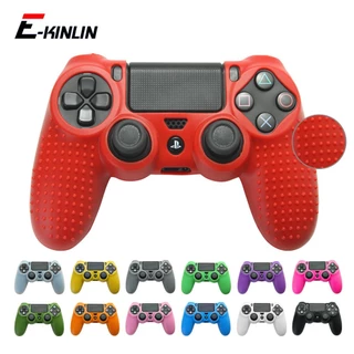Silicone Gel Soft Shell Gamepads Carcaça Antiderrapante Capa Do Controlador Console Protetor De Pele Para Sony Playstation 4 PS4