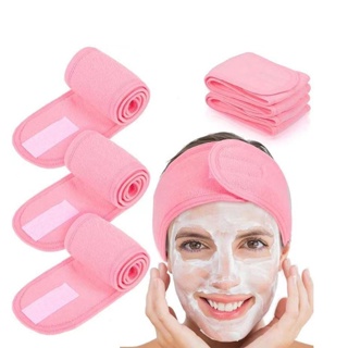 Extensão De Cílios Spa Face Fita De Cabeça Terry Cloth Headband Toalha De  Maquiagem Com Mágica Acessórios