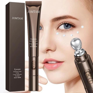 2 Em 1 Gold Caviar Eye Cream Creme De Elétrico Massajador Anti-Idade Remover Círculos Escuros Massagem De Vibração De Rolos De Soro Cuidados Com Os Olhos