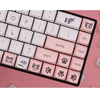 Kit de Keycaps personalizadas - Gatinho Chi's - Perfil XDA em PBT - Dye sub