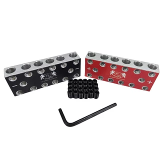 Bloco Distribuidor As 6x6 12via Barramento Som Automotivo 70mm