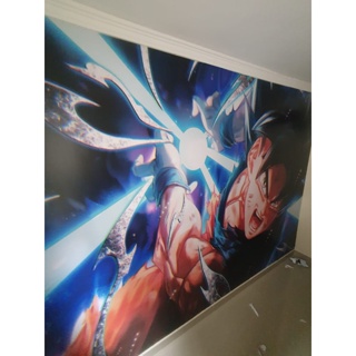 Dragon Ball Z Goku Adesivos de Parede Crianças Papel De Parede Dos Desenhos  Animados Anime Pintura Decorativa 40X30cm Decoração Do Quarto Dos Miúdos  Presente Aniversário