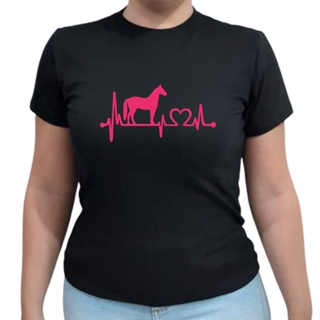CAMISETA FEMININA COUNTRY BABY LOOK CAVALINHO CORAÇÃO LOVE CAVALO BOIADEIRA COWGIRL