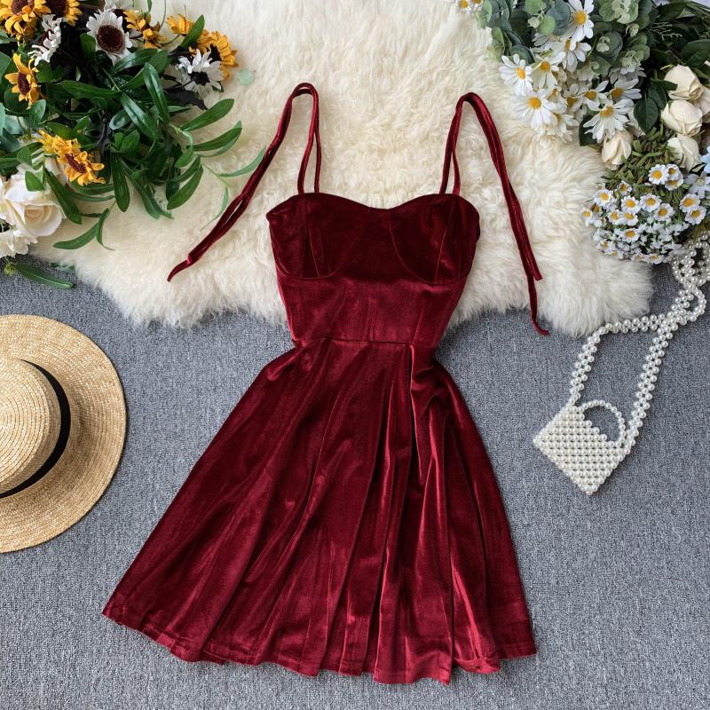 Vestidos De Verão Femininos Slim Mini Vestido Sem Costas Robe
