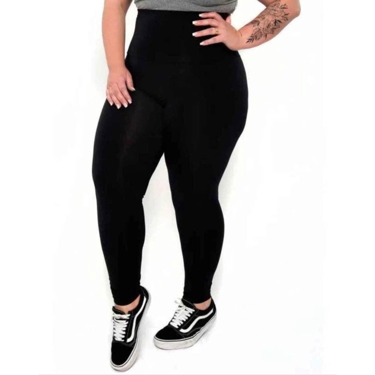 Calça Legging Plus Size Feminina Moda Fitness - Premium