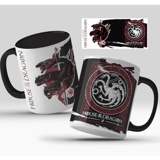 Caneca Personalizada House Of The Dragon - Casa do Dragão com nome (Opcional)