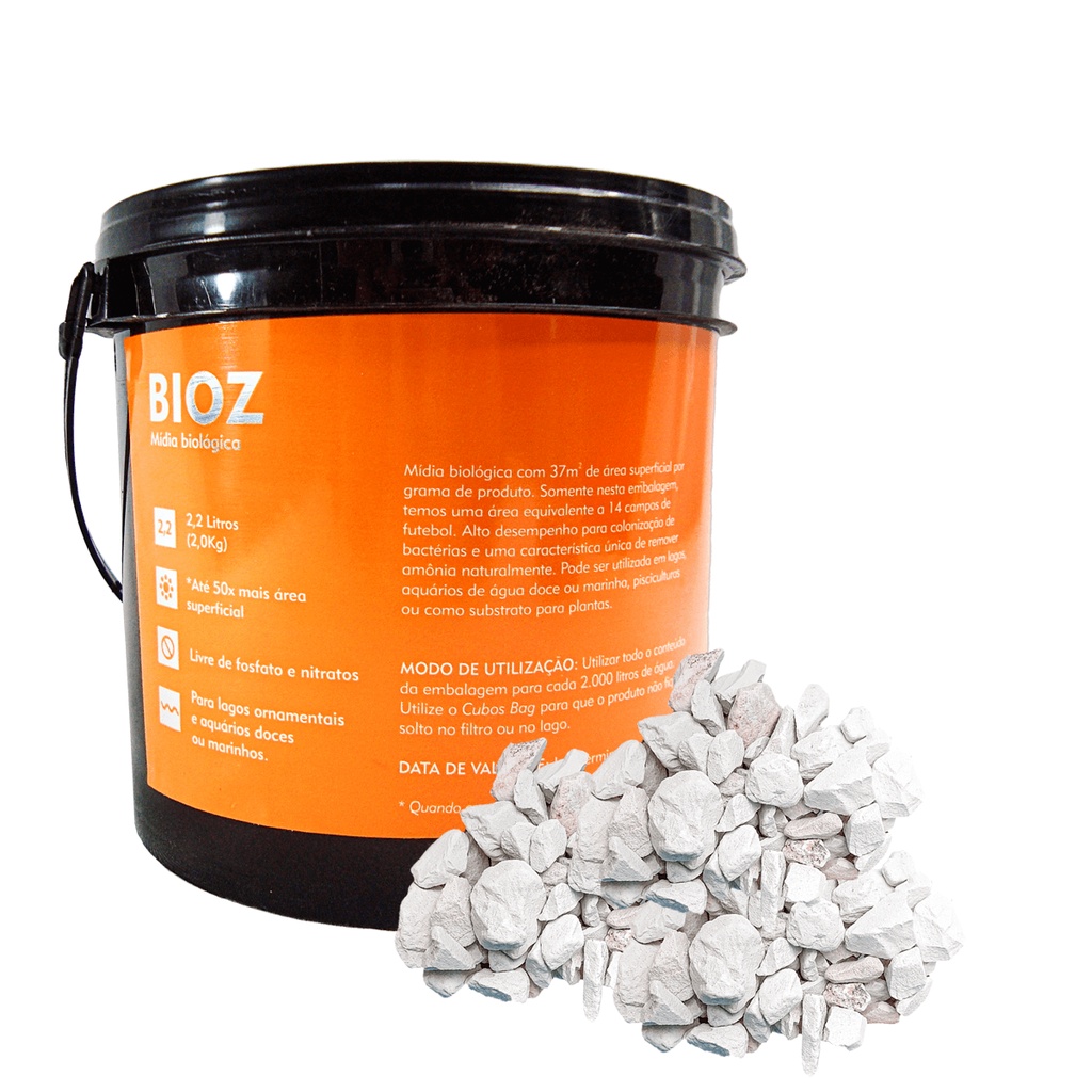 Cubos Bio Z 2,2Kg Mídia Biológica Para Lagos E Aquários | Shopee Brasil