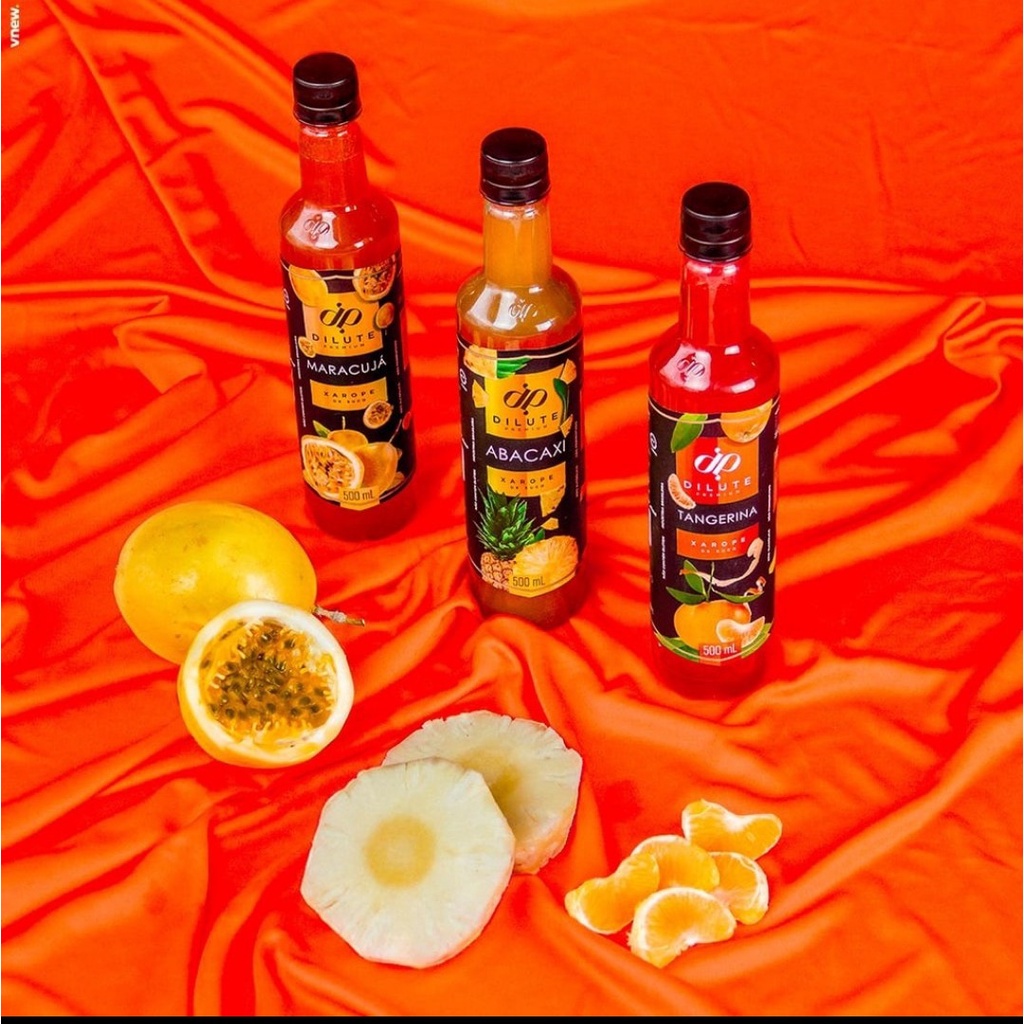 KIT 8 Dilute Premium 500ml PARA DRINKS Todos Sabores(original) Shopee