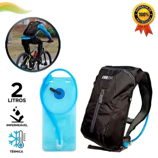 Camelback Térmica P/ Ciclistas Mochila De Hidratação Bolsa D'agua Impermeável 2 Litros