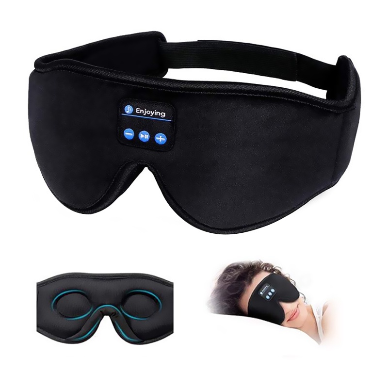 Bluetooth Eye Wireless Headset New Stereo Music Mask 3D_voghion.com
