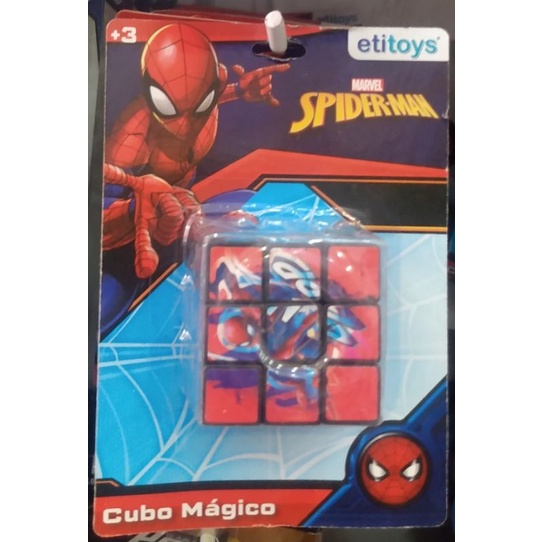 Cubo Mágico Homem Aranha SpiderMan Marvel Brinquedo Original - Tem Tem  Digital - Brinquedos e Papelaria, aqui tem!