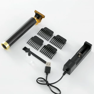 Original T9 Máquina De Cortar Aparador De Cabelo Profissional Barbeiro Dragão Buda Barbeador Elétrico Retro Esculpida Cabeça De Óleo