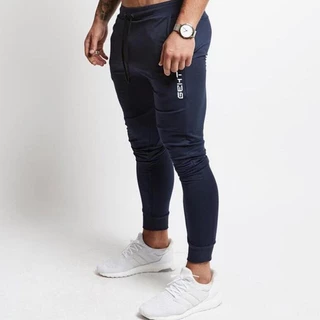 Calça Academia Jogger Moletom Geth Masculino Slim Esportivo Ajustável
