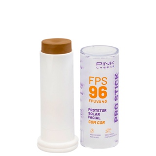 Protetor Solar em Bastão com Cor Pink Cheeks Pro Stick FPS96 Pro40 14g