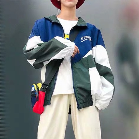 Pphome New Fashion Retro Coat American Street Style Windbreaker