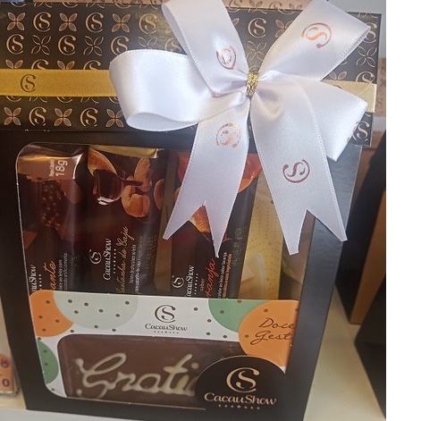 Kit Chocolates Para Presente Com 9 Chocolates - Cacau Show | Shopee Brasil