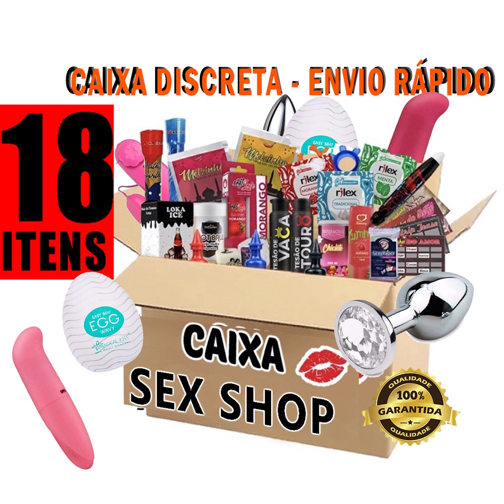 Kit Revenda 18 Produtos Caixa Sex Shop Adulto Casal Vibrador Ponto G Egg Plug Sexy Shop Shopee 1324