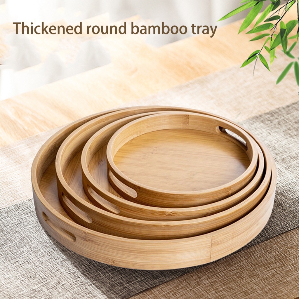 Bandeja de Bambu Round 20x20cm - Lyor