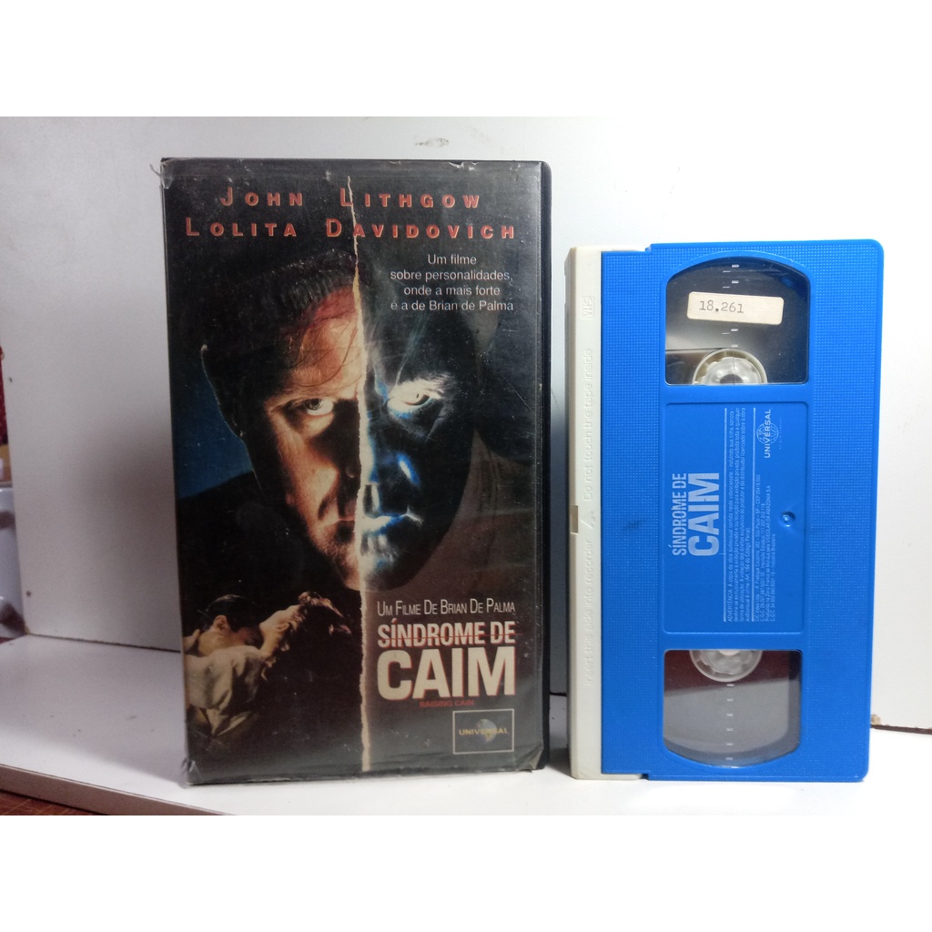 FITA VHS FILME-SINDROME DE CAIM/FV823 | Shopee Brasil